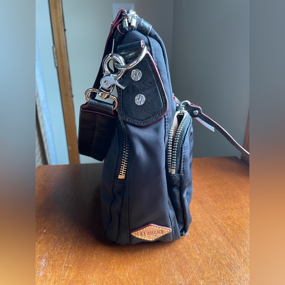 MZ Wallace Paige Nylon Black Shoulder Bag - Picture 3 of 14